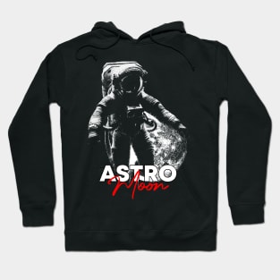 Astronaut Lost in Moon Hoodie